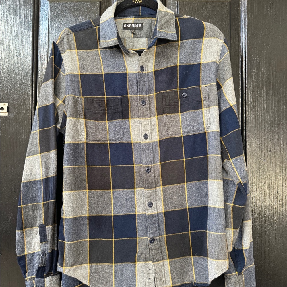 Men’s long sleeve button-down shirt, Express brand, size medium